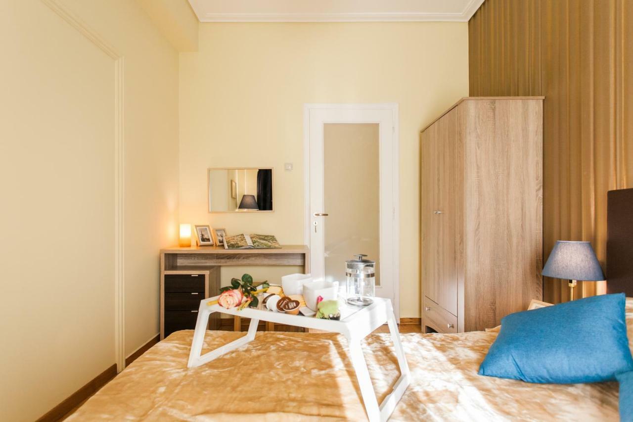 Private Central View Rooms In Apartment Near To Acropolis Metro Station Atena Exterior foto