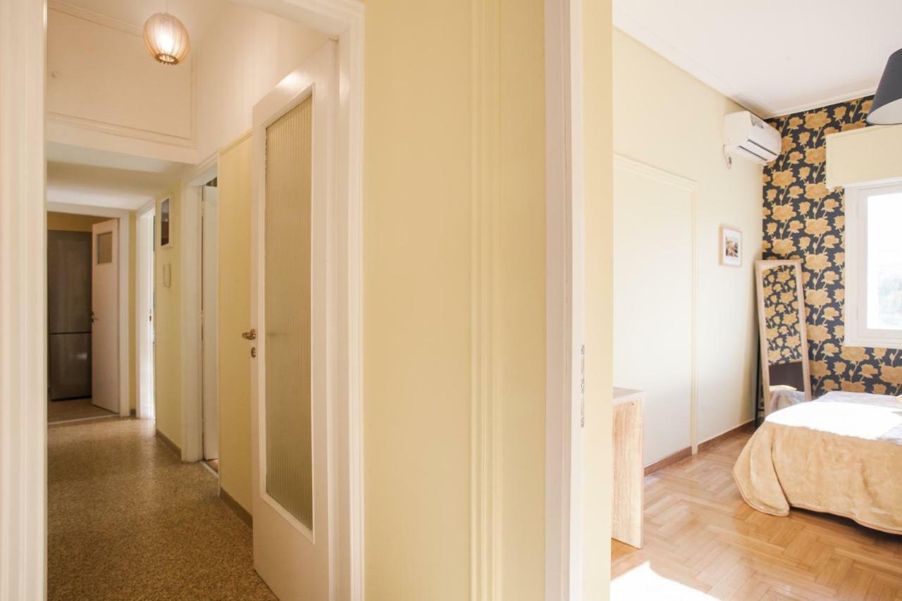 Private Central View Rooms In Apartment Near To Acropolis Metro Station Atena Exterior foto